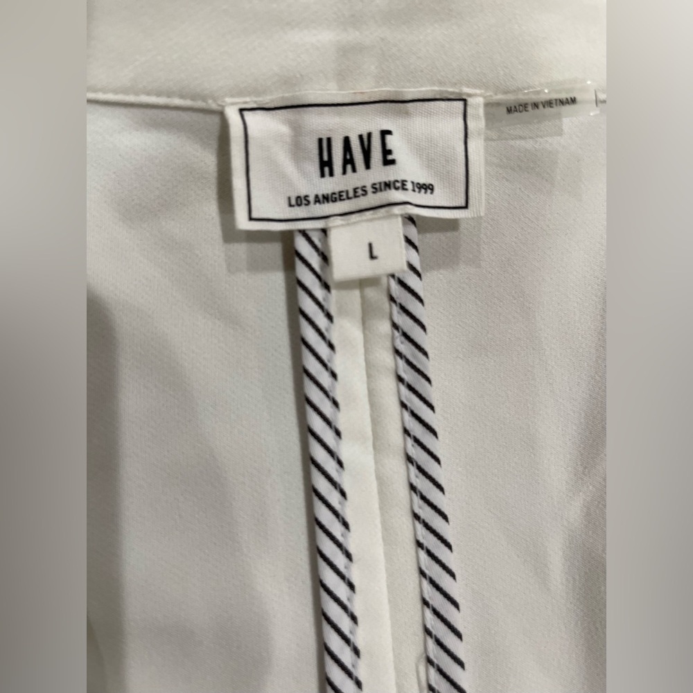 Have White Blazer 
with Striped Accents - Picture 6 of 10
